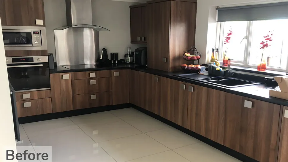 قبا از برچسب کابینت