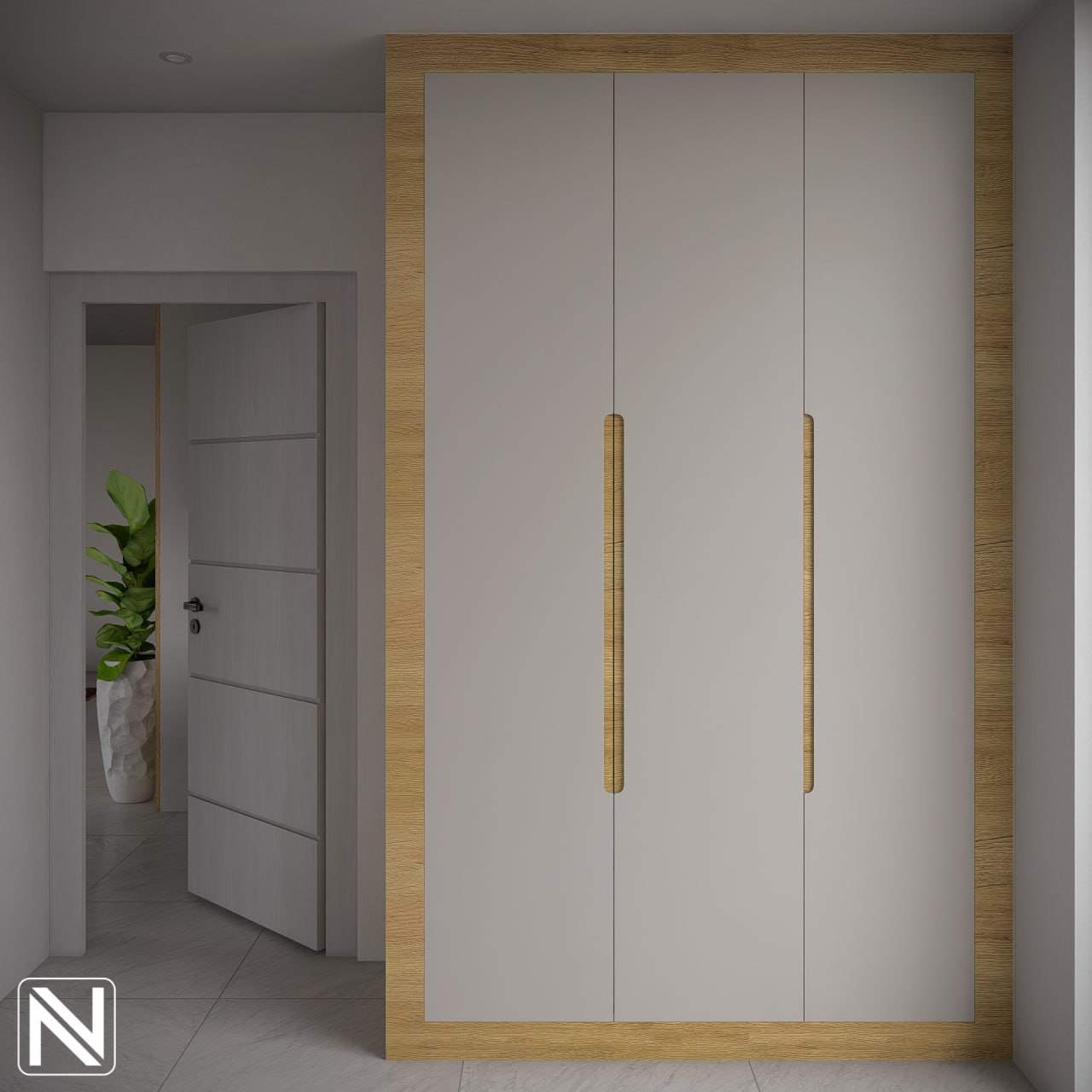 طراحی گرافیکی کمد دیواری در رشت