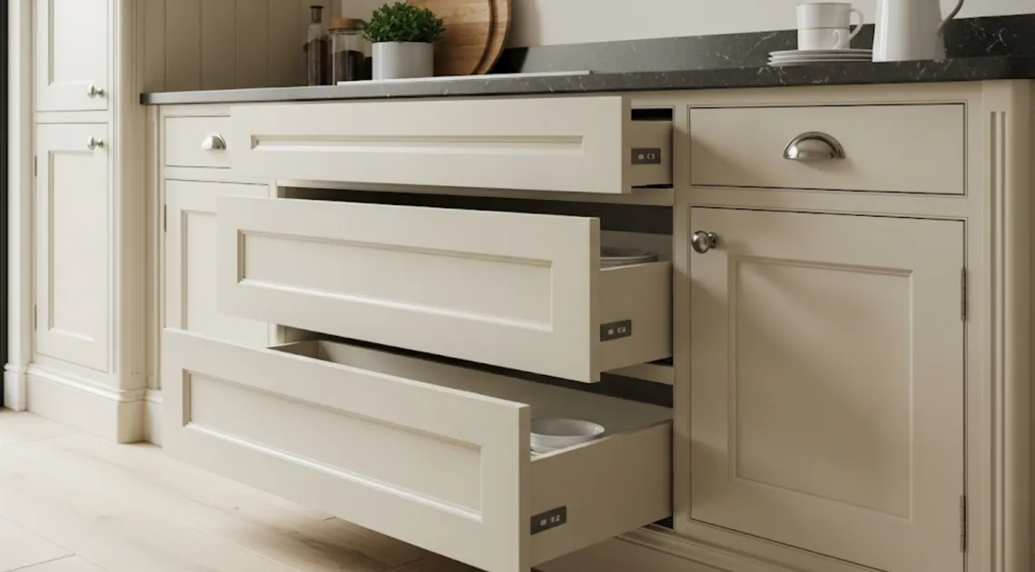 رنگ کابینت کرم استخوانی