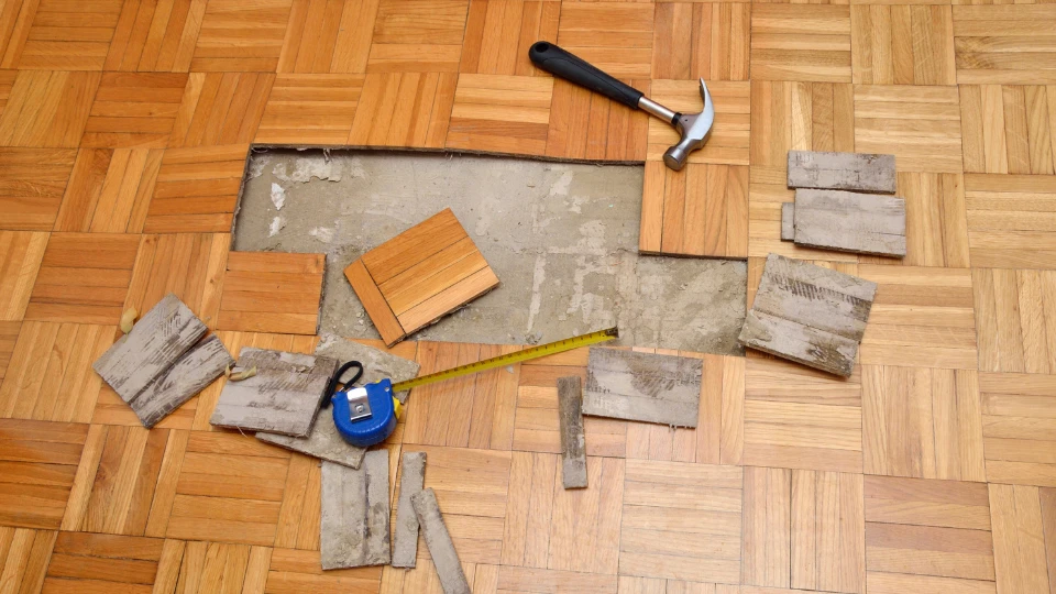 تعمیر پارکت لمنیت