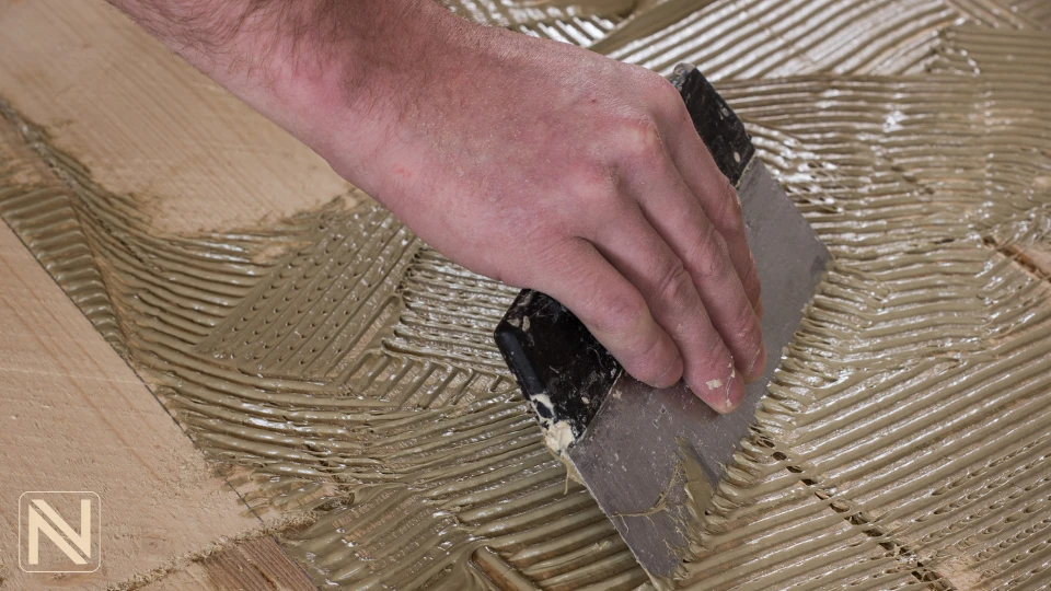 روش چسباندن پارکت لمینت با نصب