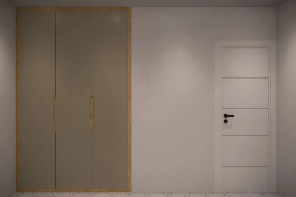 کمد دیواری جادار برای اتاق کوچک