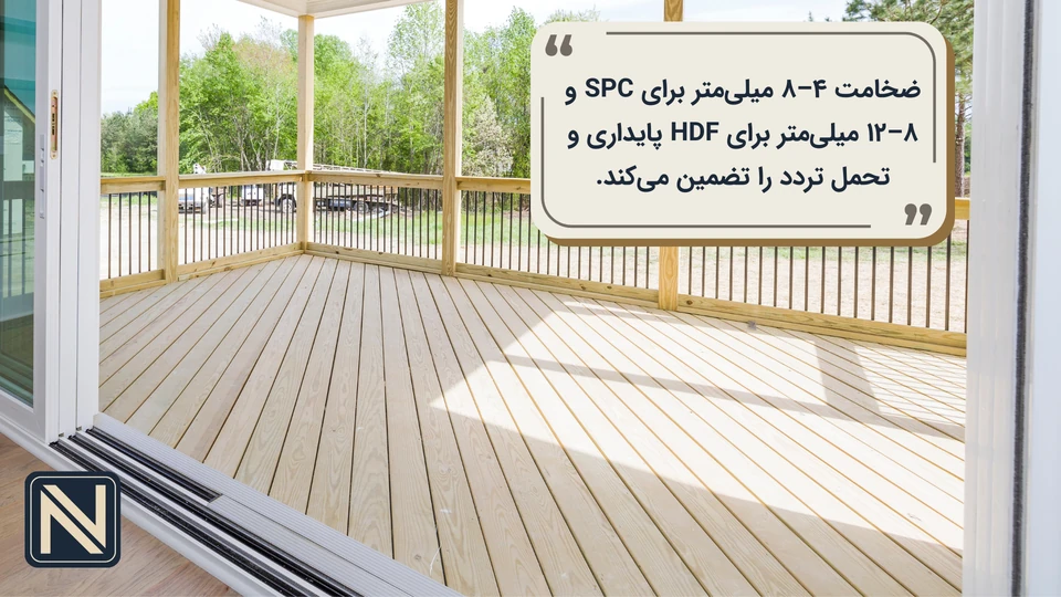 پارکت لمینت بالکن