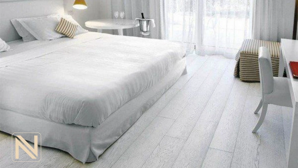 پارکت لمینت سفید