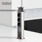 پریز تو کار استیل ملونی کد 10006 - Image 2