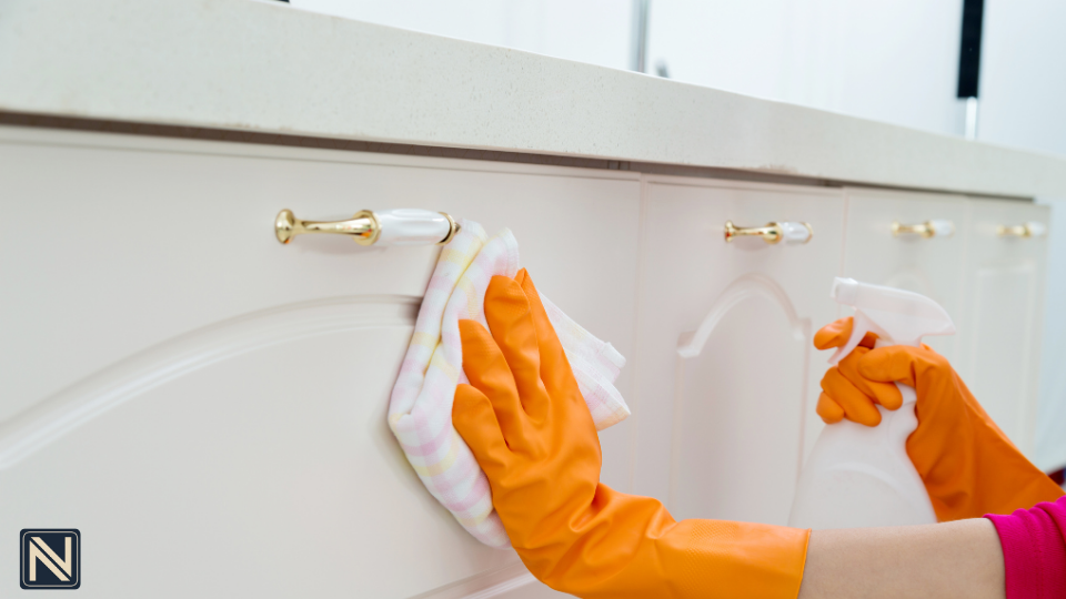 تمیز کردن کابینت