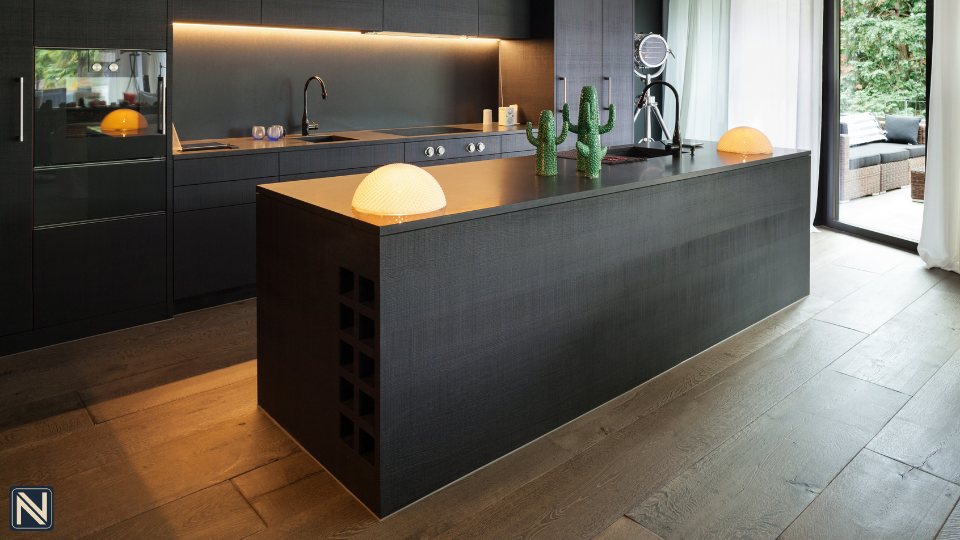 جزیره کابینت مشکی