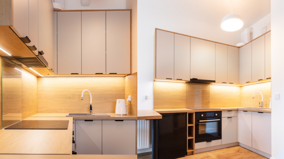 نورپردازی کابینت