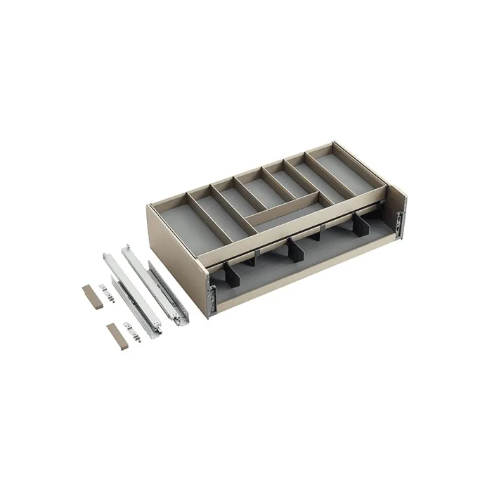 BA491P90CG-1 اکسسوری ارگنایزر با کشو مخفی قاشق چنگال فشاری شامپاینی رونیا سری انکانتو - تصویر 1