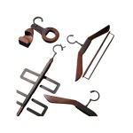 ست چوب رختی چرم قهوه ای رونیا سری هرا مدل 6184700