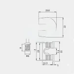 اتصال رافیکس فلزی رونیا مدل RS-MF019 - تصویر 7
