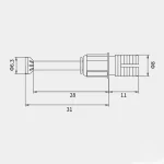 الیت دو تیکه داول 8 مدل RS-MF023 - تصویر 3