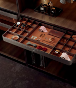 کشو چند منظوره آرام‌بند رنگ طوسی