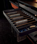 رک جای شلوار کشویی آرامبند رنگ طوسی