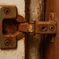 زنگ زدگی لولای کابینت