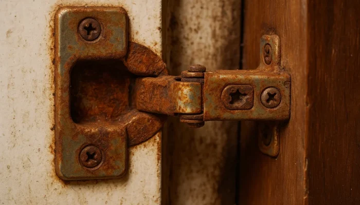 زنگ زدگی لولای کابینت